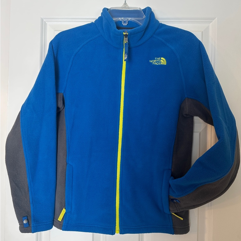 The North Face Boys Blue Fleece Jacket in size Large 14/16
